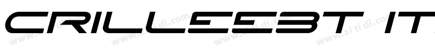 CrilleeBT Italic字体转换